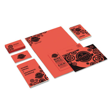 Astrobrights® Color Cardstock, 65 Lb, 8.5 X 11, Rocket Red, 250-pack freeshipping - TVN Wholesale